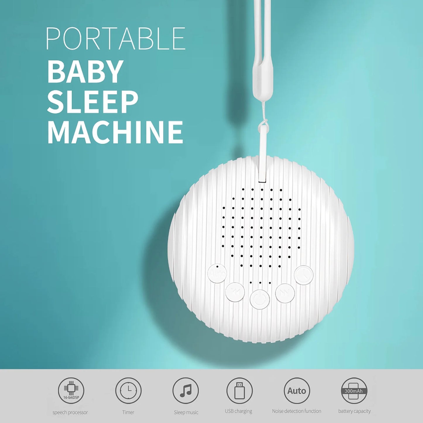White Noise Machine for Sleep, Relaxation & Baby Comfort