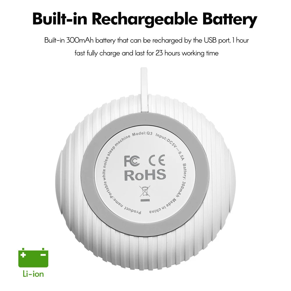 White Noise Machine for Sleep, Relaxation & Baby Comfort